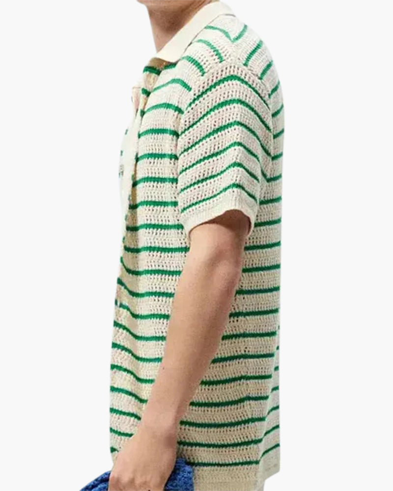 Marbella – Kurzarmhemd mit Knöpfen – milano®