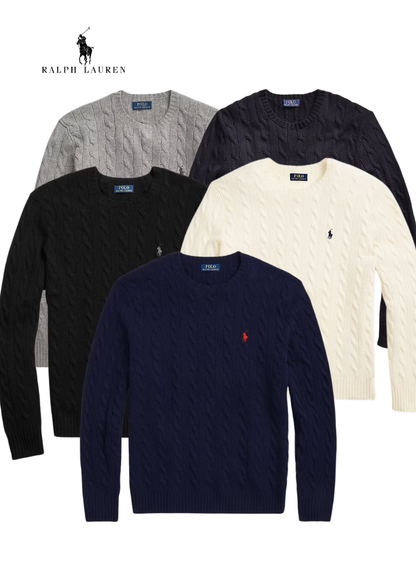 Herren Cable Knit Pullover R&L® | Limited Edition