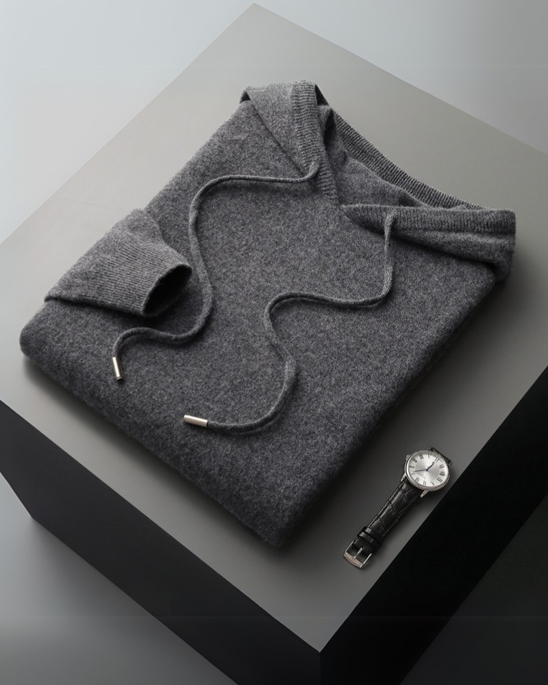 Kapuzenpullover aus 100 % Kaschmir - Milano®