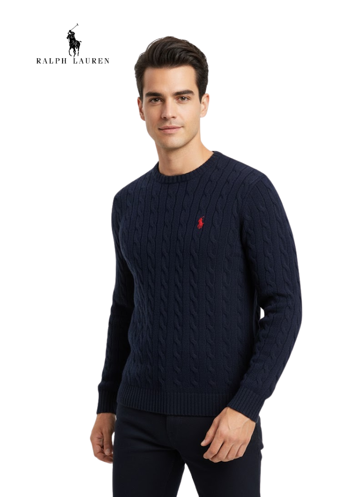 Herren Cable Knit Pullover R&L® | Limited Edition