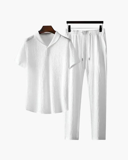 Baumwoll-Polo- und Hosen-Set – milano®