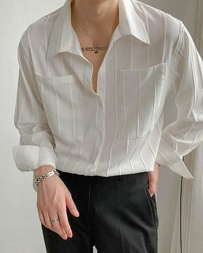 Gerippte Hemdbluse St. Tropez – milano®