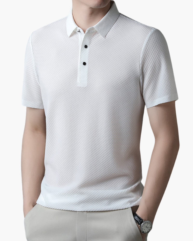 Seidenpoloshirt Prestigio (flüssigkeitsabweisend) - Milano®