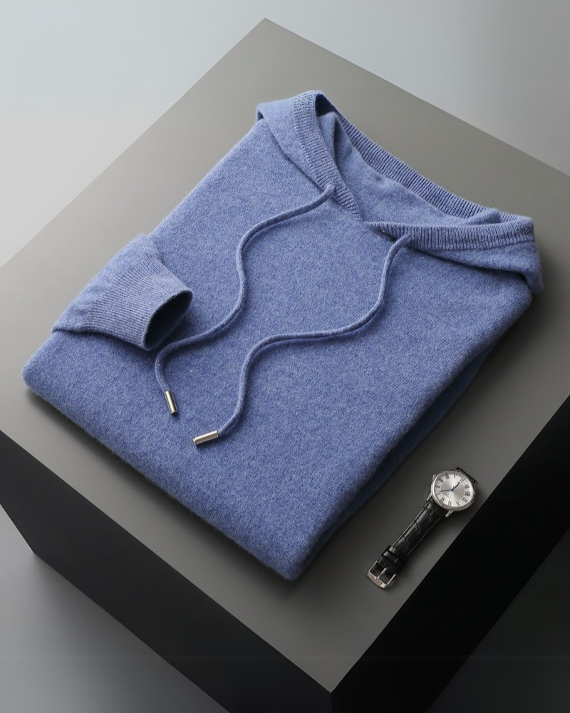 Kapuzenpullover aus 100 % Kaschmir - Milano®