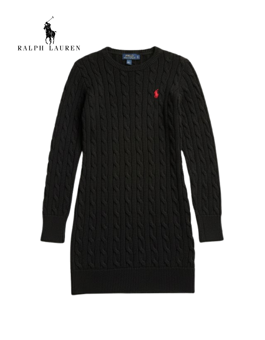 Damen Cable Knit Jumper Dress R&L® | Limited Edition