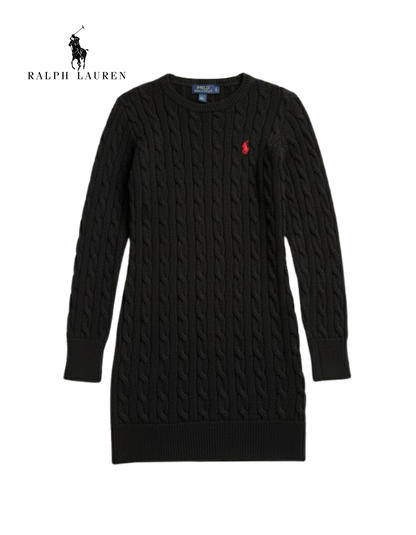 Damen Cable Knit Jumper Dress R&L® | Limited Edition